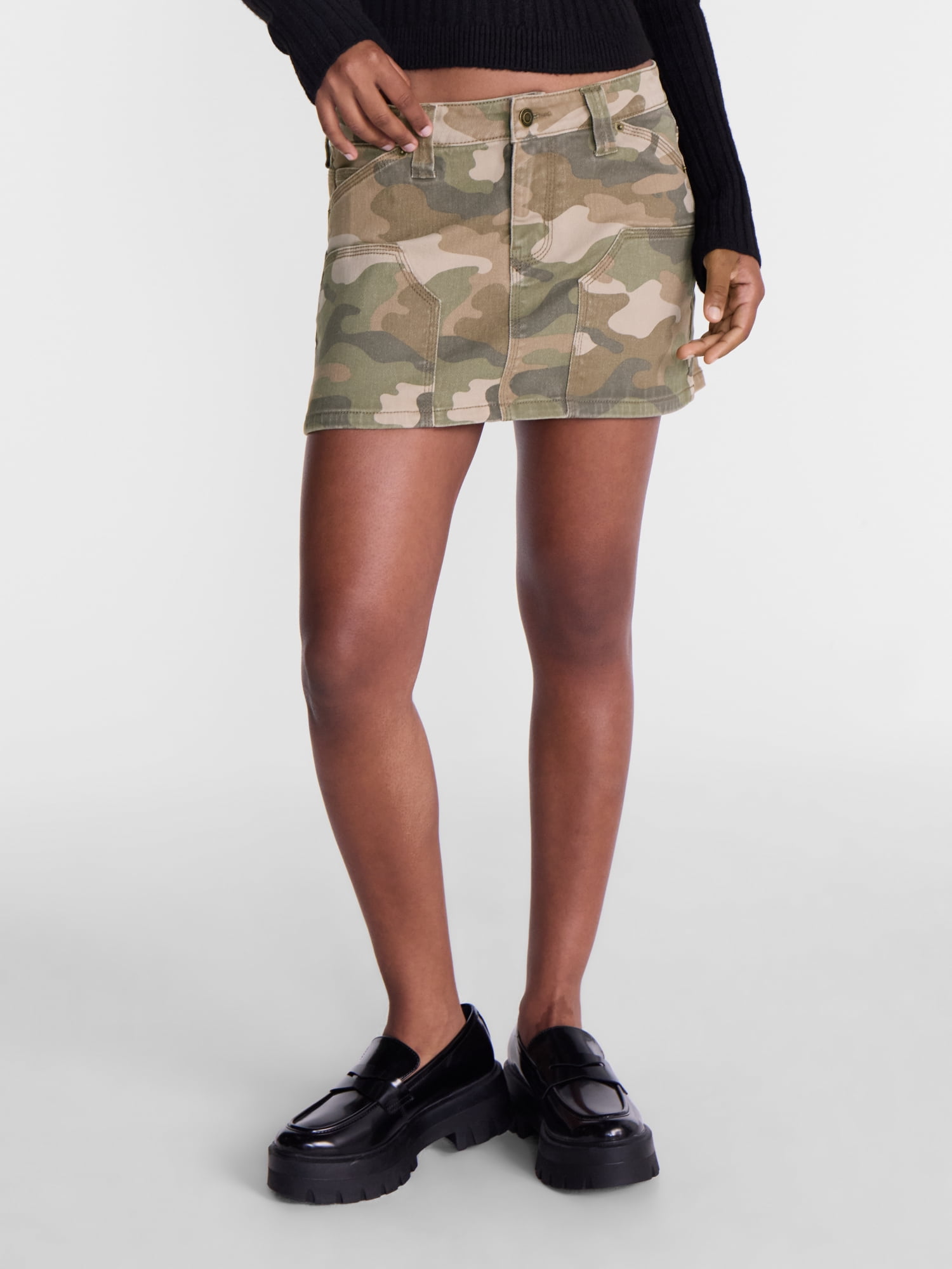 No Boundaries Utility Mini Skort, Women's XXS-XXL