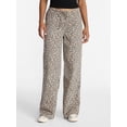 thumbnail image 1 of No Boundaries Mini Waist Wide Leg Pants, 31" Inseam, Women's XXS-XXL, 1 of 5