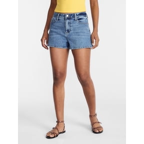No Boundaries Denim Mom Shorts, 2.25" Inseam, Women's 00-20