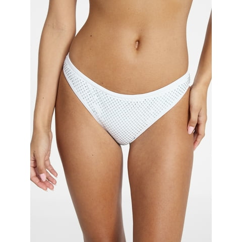 Faux Rhinestone Bikini Bottoms, Women’s XXS-XXL