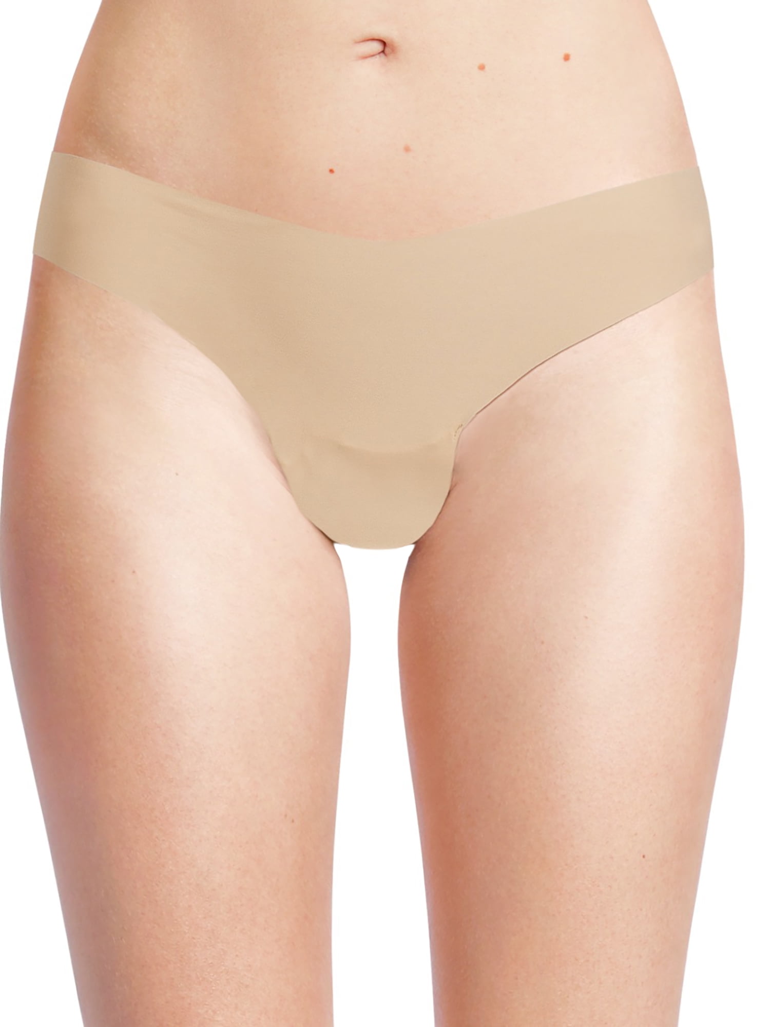 No Boundaries No Show Thong Panty, Sizes XS to XXXL