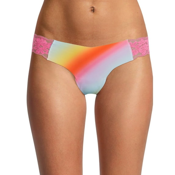 No Boundaries No Show Thong Panty, Sizes XS to XXXL