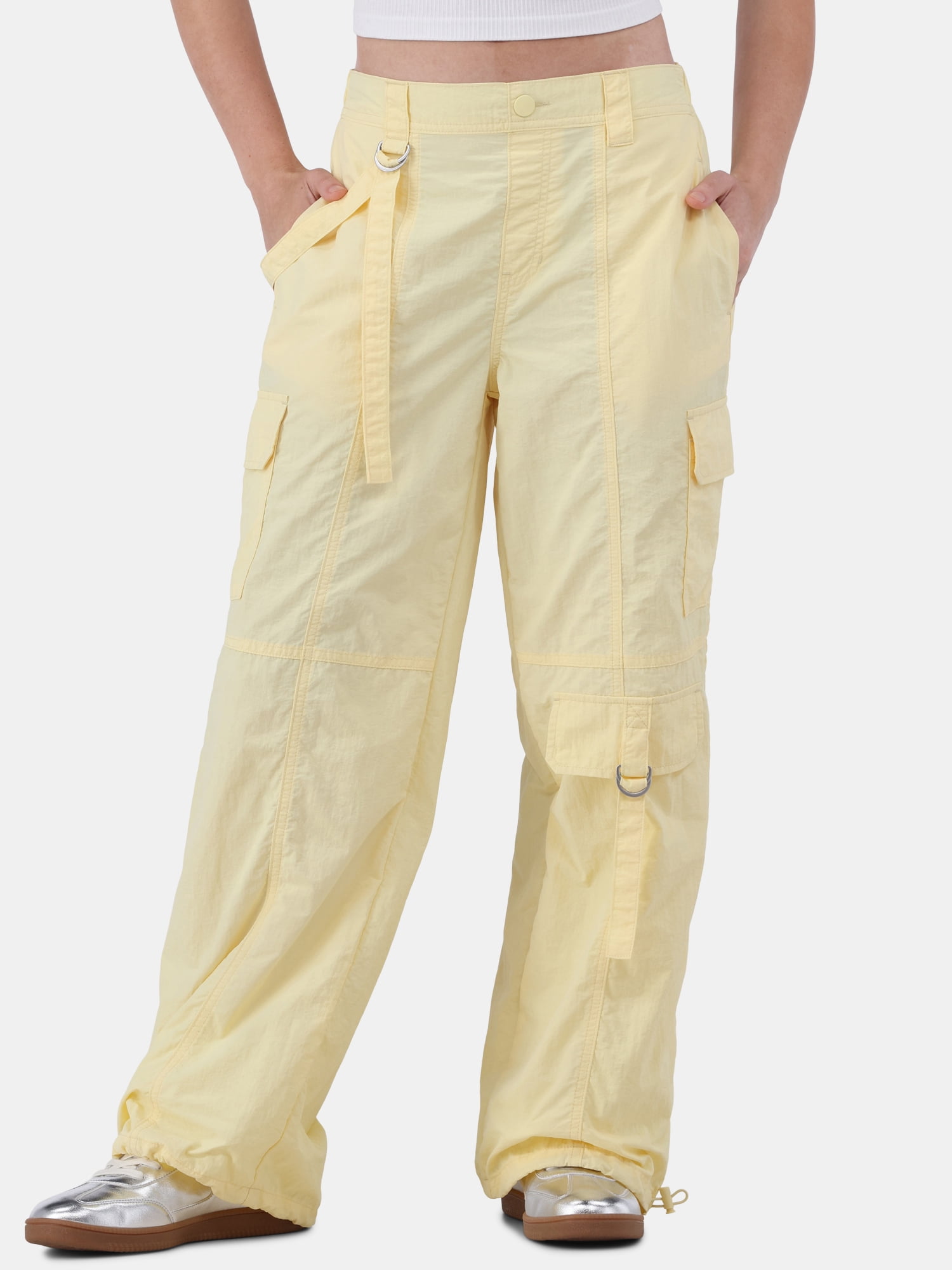 【CODEGRAPHY】 Utility Nylon Parasuit Pants Nylon Parachute Pants- BLACK – kodyphillips.com
