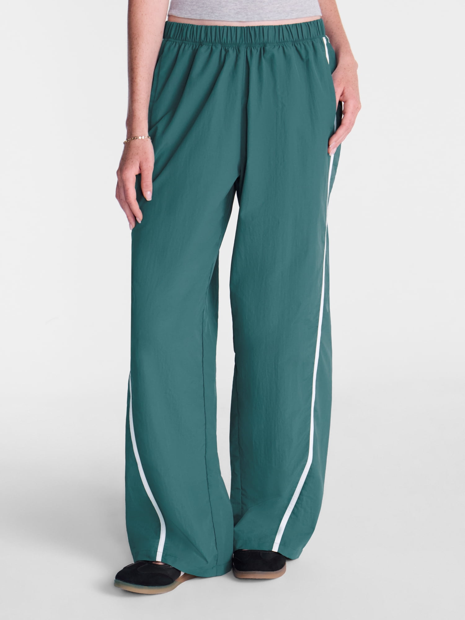 No Boundaries Nylon Track Pants, 29.5'' Inseam, Women's XXS-XXL