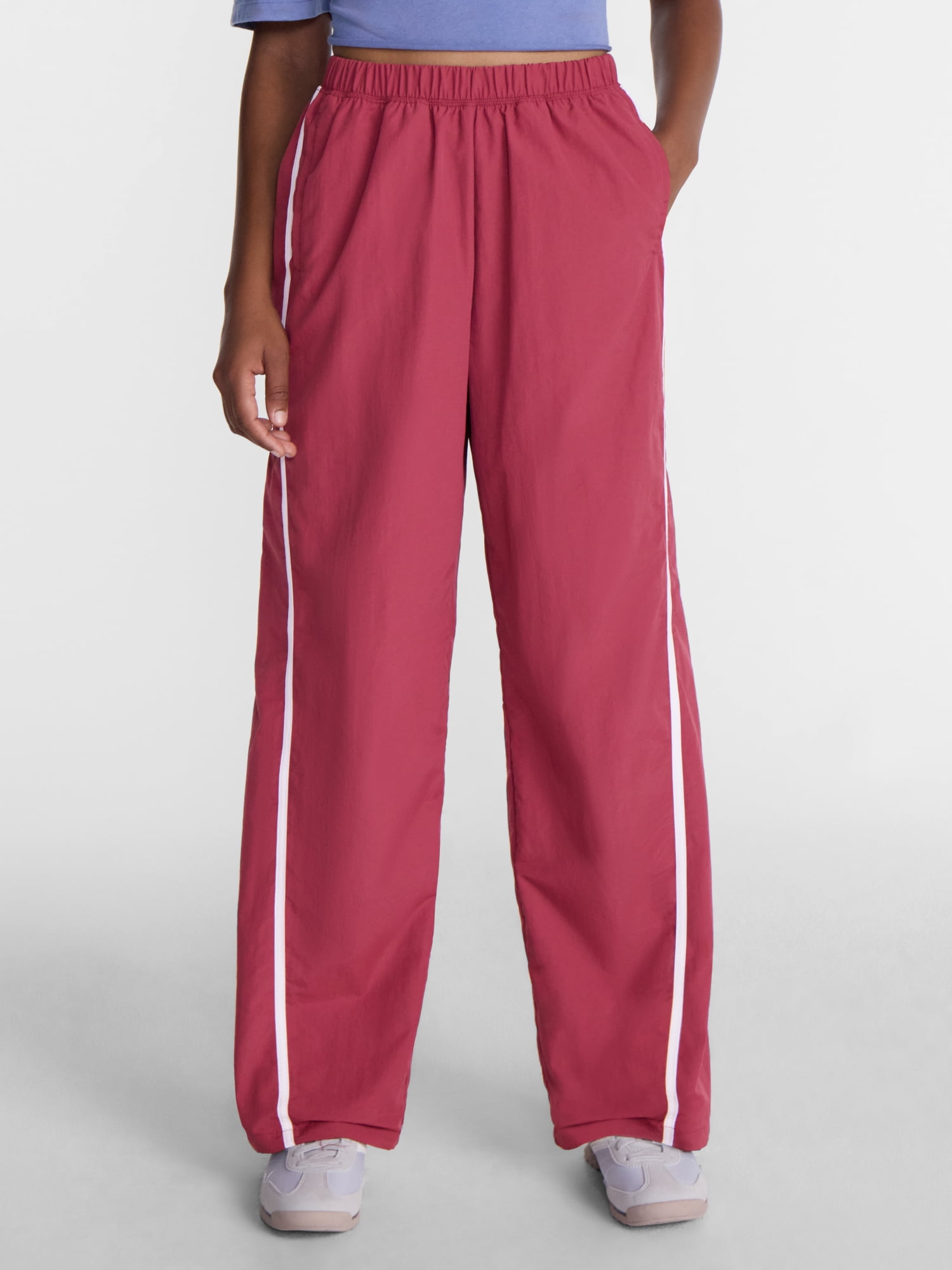 No Boundaries Nylon Track Pants, 29.5'' Inseam, Women's XXS-XXL