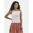 thumbnail image 1 of No Boundaries One Shoulder Top, Women's, 1 of 4
