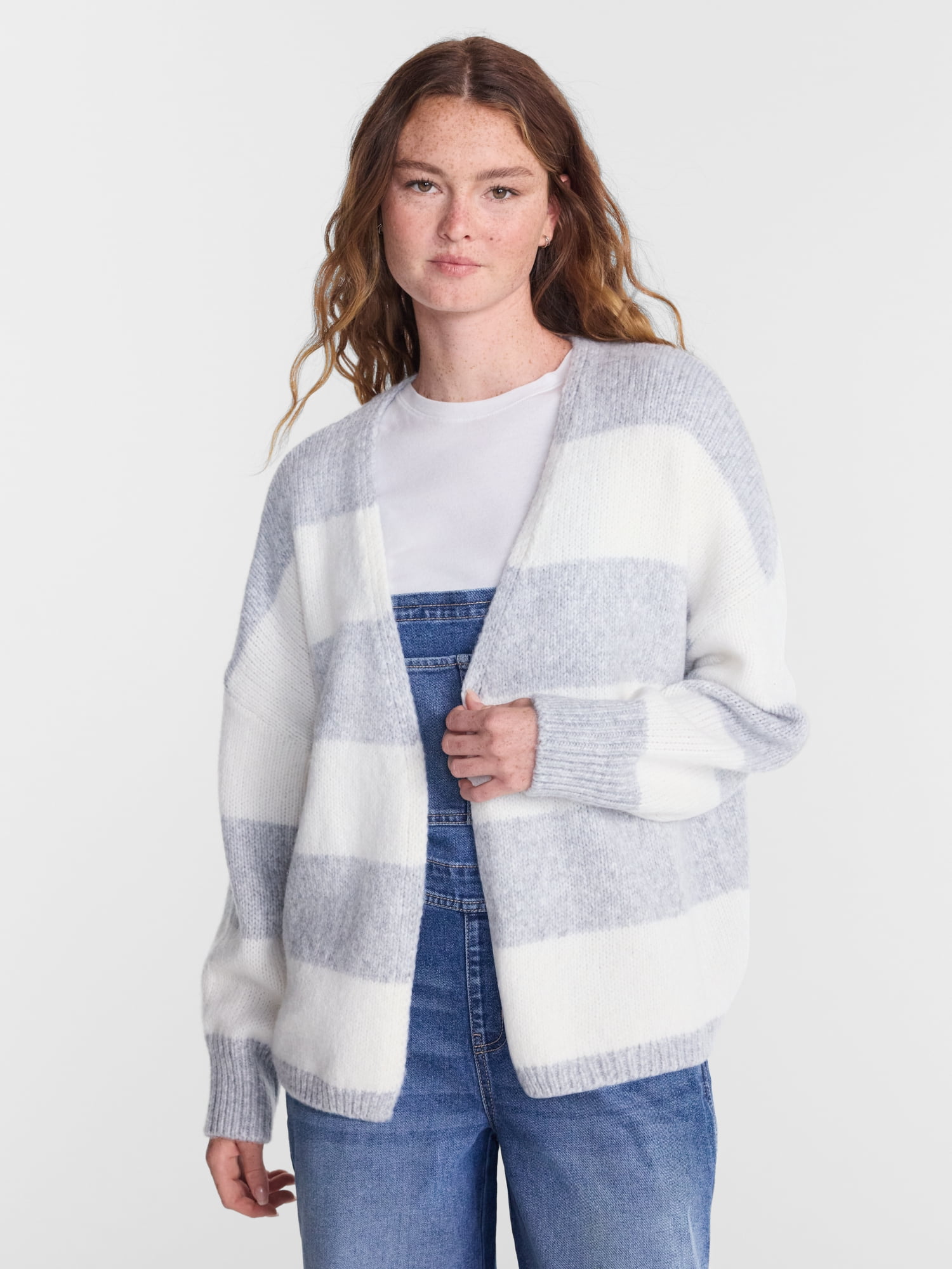No Boundaries Women's Open Front Cardigan, Women's XXS-4X