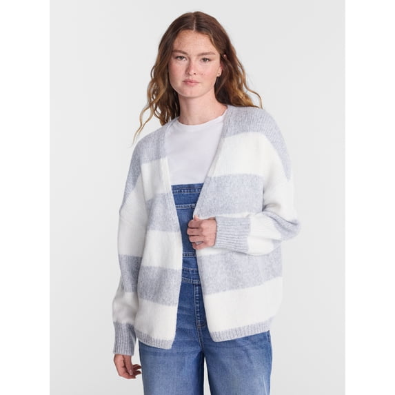 No Boundaries Women's Open Front Cardigan, Women's XXS-4X