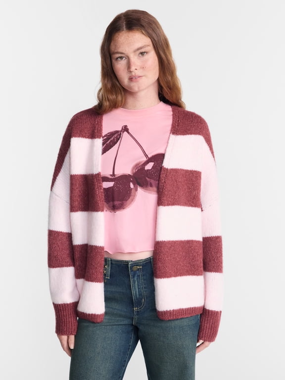 Women's Open Front Cardigan, Women's XXS-4X