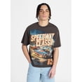 thumbnail image 1 of No Boundaries Oversized Cropped Graphic Tee with Short Sleeves, Men's XS-4XLT, 1 of 6