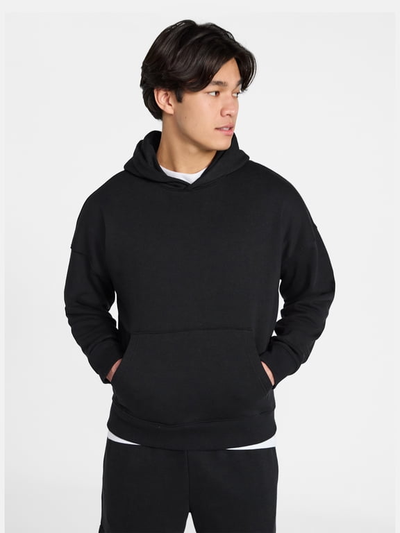 Oversized Hoodie with Long Sleeves, Men's XS-4XLT