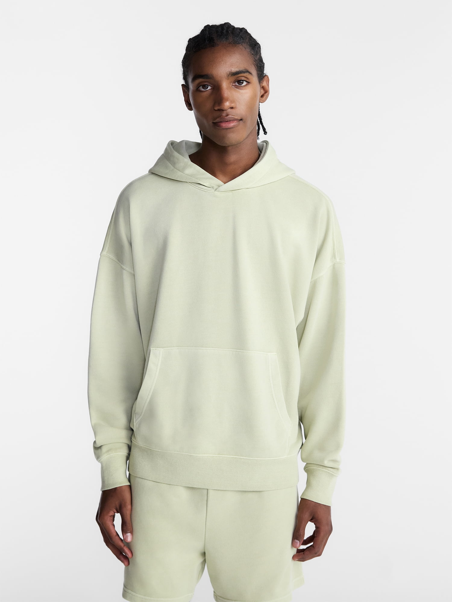No Boundaries Oversized Hoodie with Long Sleeves, Men's XS-5XL