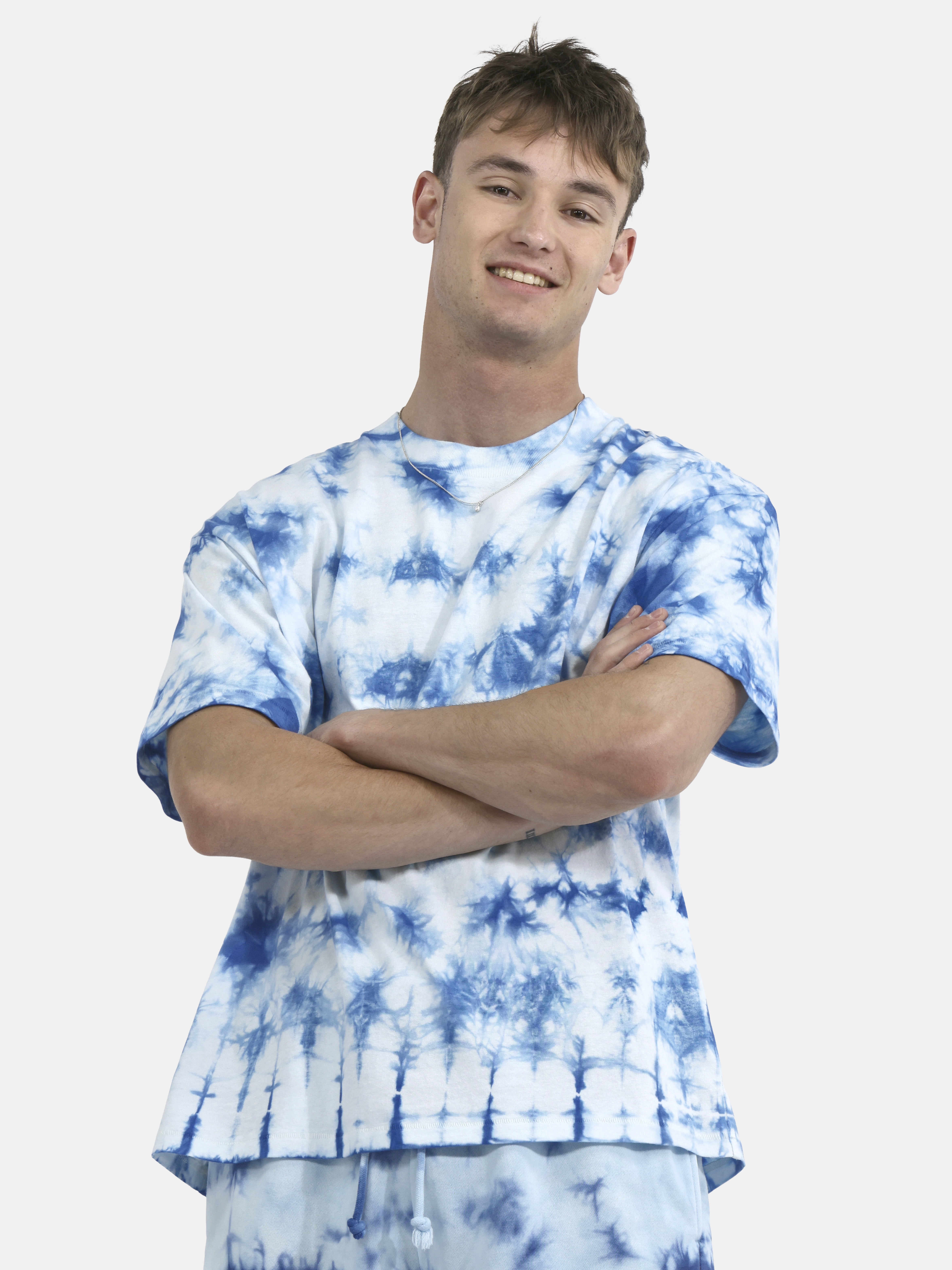No Boundaries All Gender Oversized Pride Tie Dye Tee Shirt, Men's Sizes XS-5XL