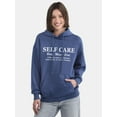 thumbnail image 1 of No Boundaries Oversized Printed Hoodie, Women's and Women’s Plus, 1 of 5