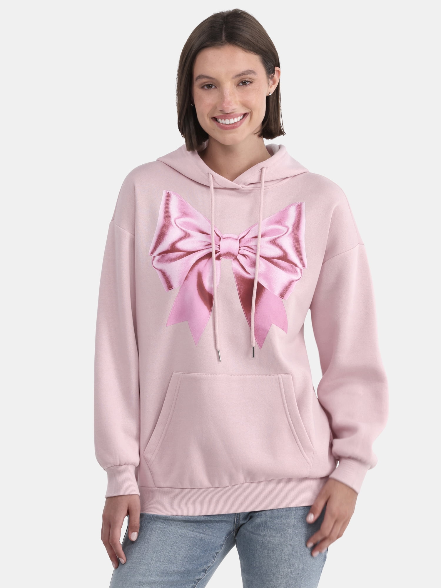 さらに100円引き◆NERDY◆REVERSE LINE HOODIE No Boundaries Pullover Graphic Hoodie - Rhinestone Design