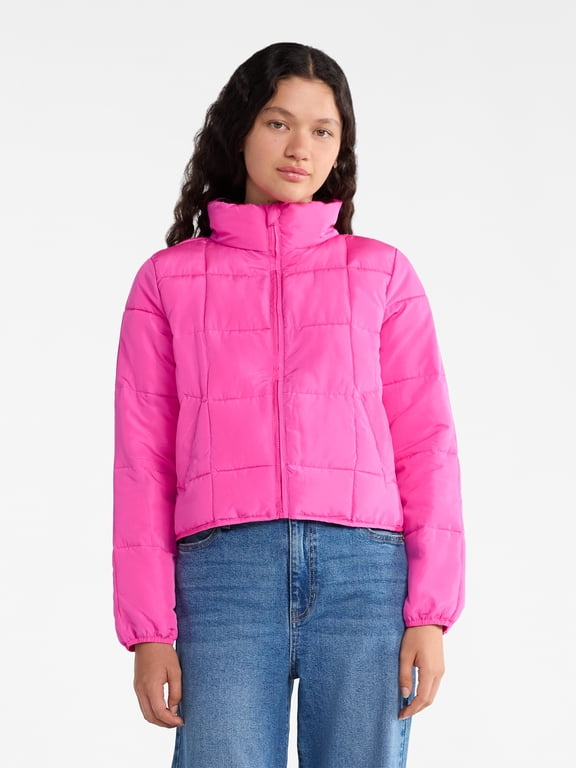 Packable Puffer Jacket, Women's and Women's Plus Sizes XS-4X