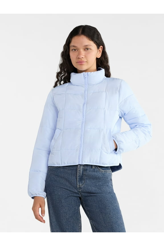 Packable Puffer Jacket, Women's and Women's Plus Sizes XS-4X