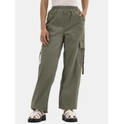 NO BOUNDARIES Parachute Pants with Grommets, 31'' Inseam, Women’s