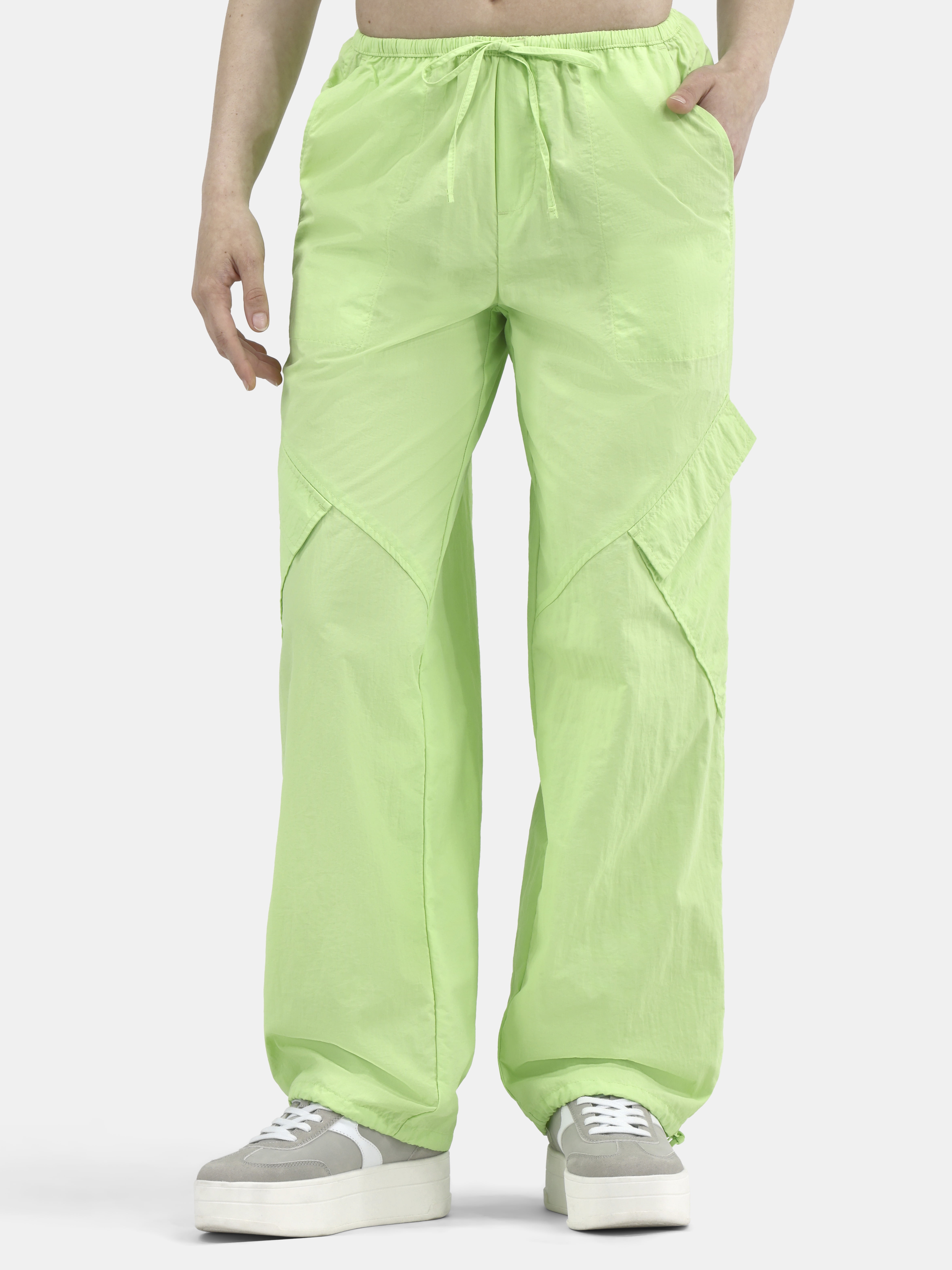 【oan】(Unisex) Parachute String Pants oan】(Unisex) Parachute String Pants No Boundaries All