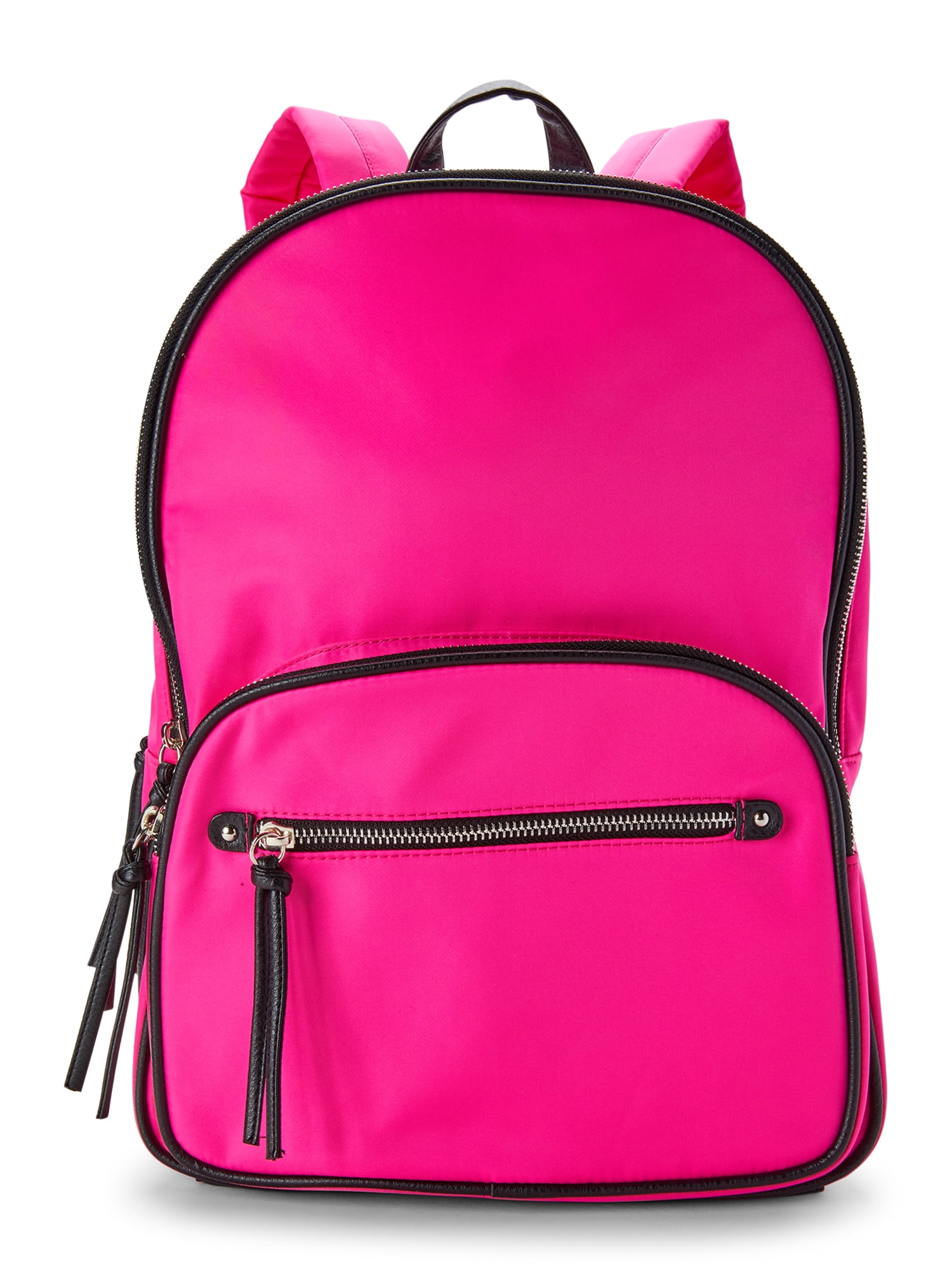 No Boundaries Pink Truffle Double Gusset Backpack - Walmart.com