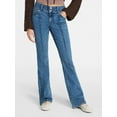 thumbnail image 1 of No Boundaries Pintuck Mini Bootcut Jeans, 32.5'' Inseam, Women's 00-20, 1 of 5