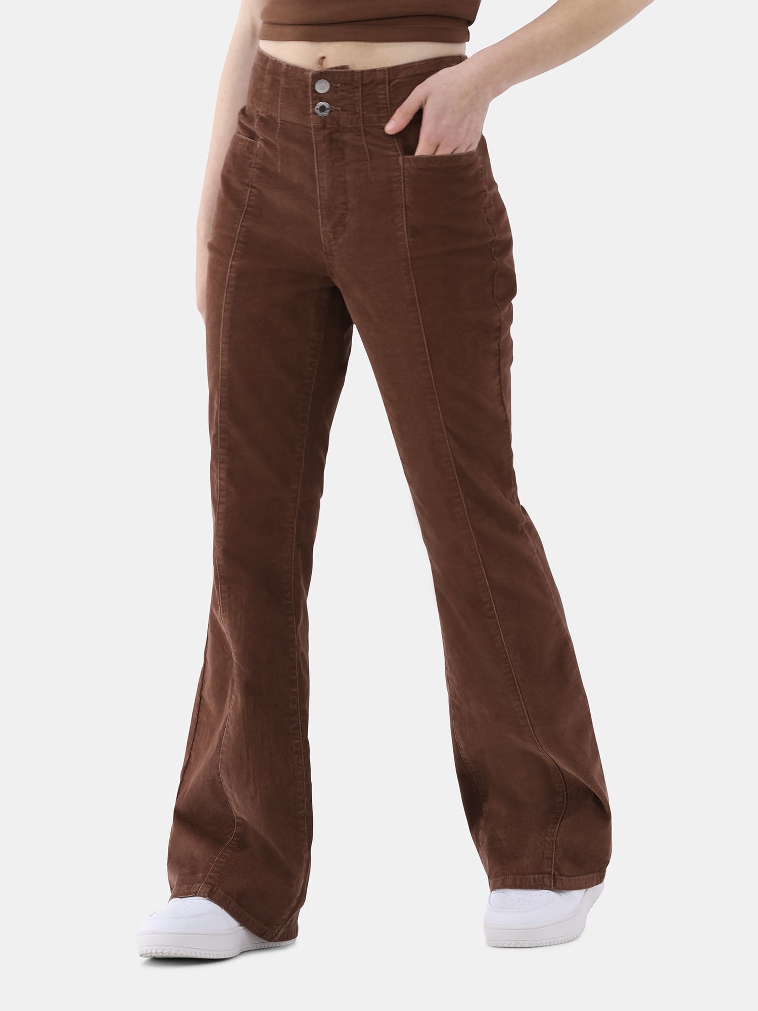 特別セーフ Pants, Flare Pintuck Boundaries No 31” Women's Inseam, パンツ