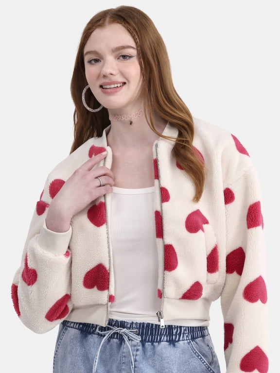 Plush Bomber Jacket, Heavyweight, Women's XXS-XXL