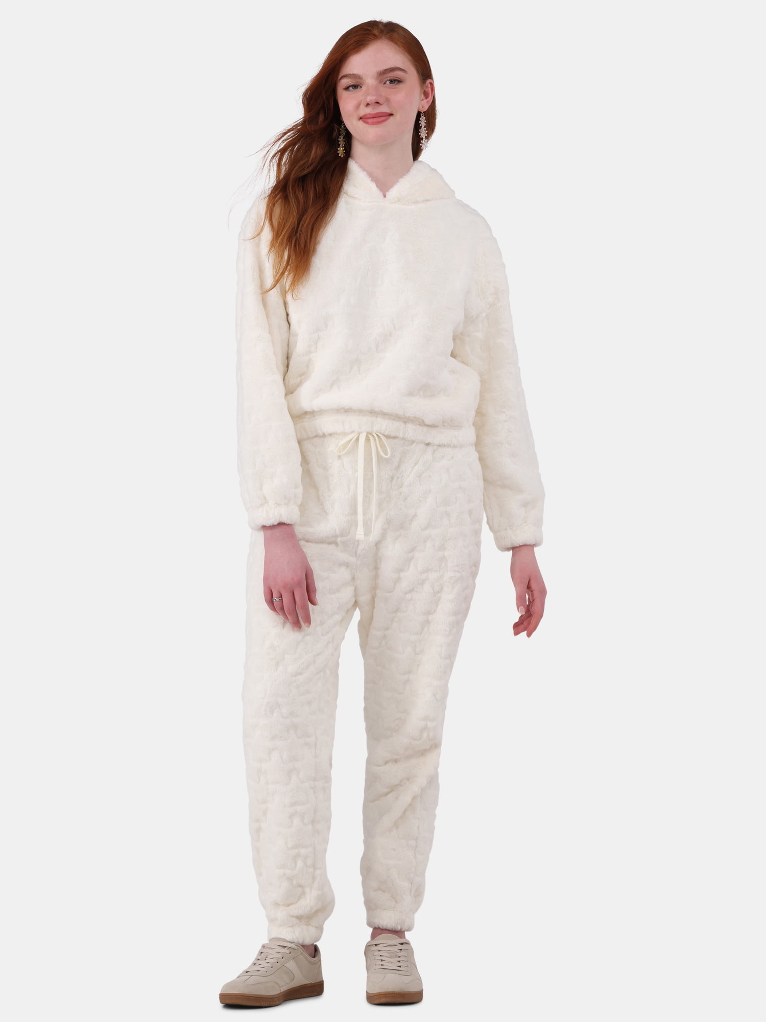 No Boundaries Plush Embossed Set, Women's