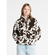 No Boundaries Plush Half-Zip Pullover, Women's and Plus
