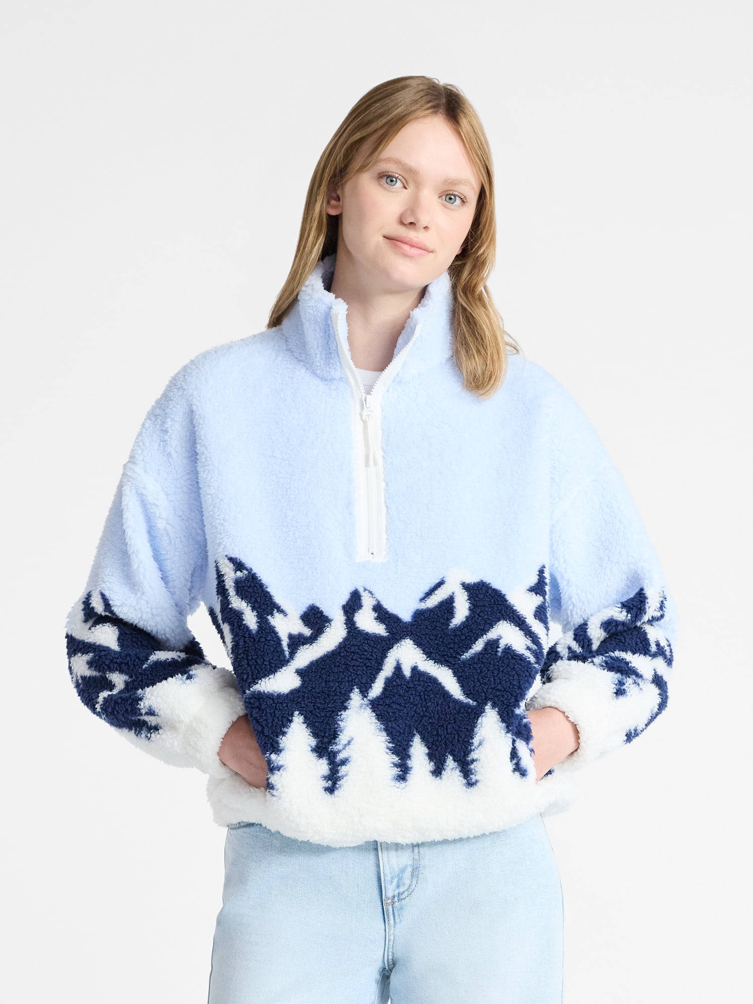 Fleece Sale Lazy Oaf Snow Mountain Zip Fleece Picture Organic