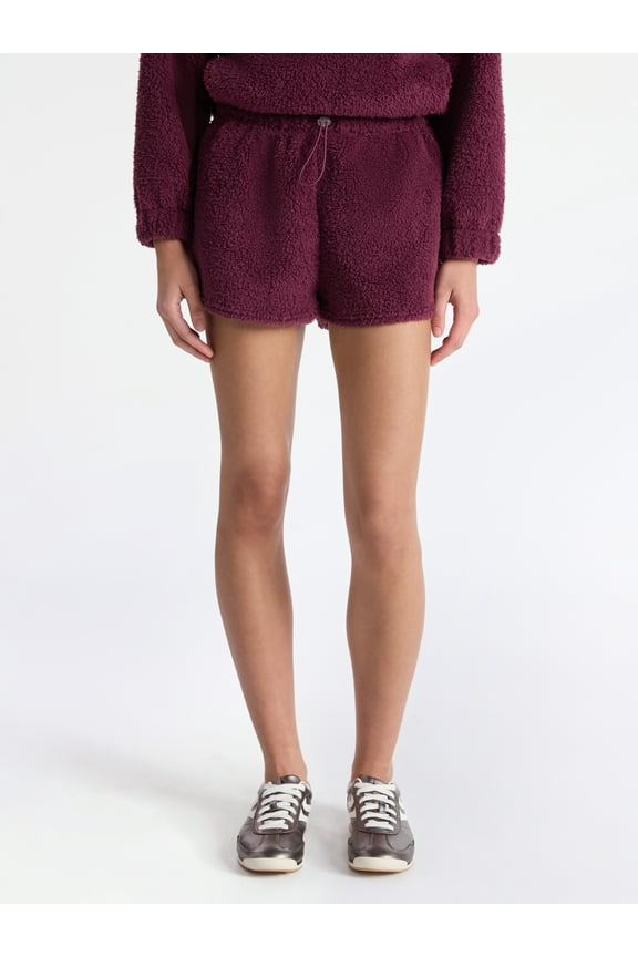 Plush Bungee Cord Shorts, Women's
