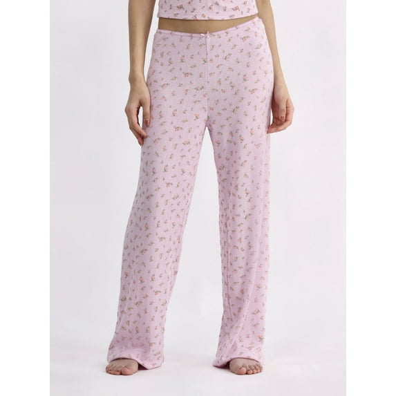 No Boundaries Pointelle Sleep Pants, 31'' Inseam, Women’s XS-XXL