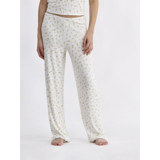No Boundaries Pointelle Sleep Pants, 31'' Inseam, Women’s