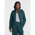thumbnail image 1 of No Boundaries Polar Fleece Zip Up Jacket, Women’s and Women's Plus XXS-4X, 1 of 6