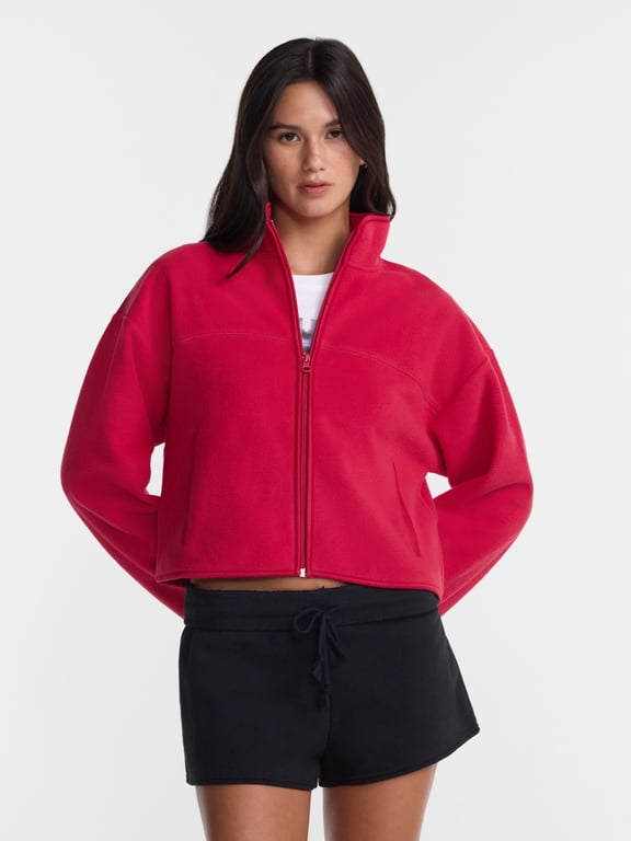 Polar Fleece Zip Up Jacket, Women’s and Women's Plus XXS-4X