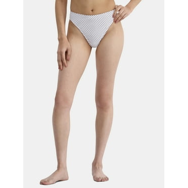 No Boundaries Polka Dot Swim Bikini Bottoms, Women's