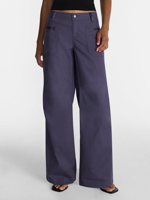 Poplin Cargo Pants, 31.5'' Inseam, Women's XXS-XXL