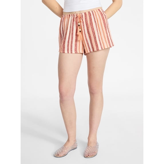 No Boundaries Cotton Pull On Shorts, 2" Inseam, Women's XXS-XXL