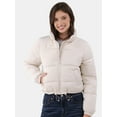 thumbnail image 1 of No Boundaries Puffer Jacket, Women's and Women's Plus, 1 of 6