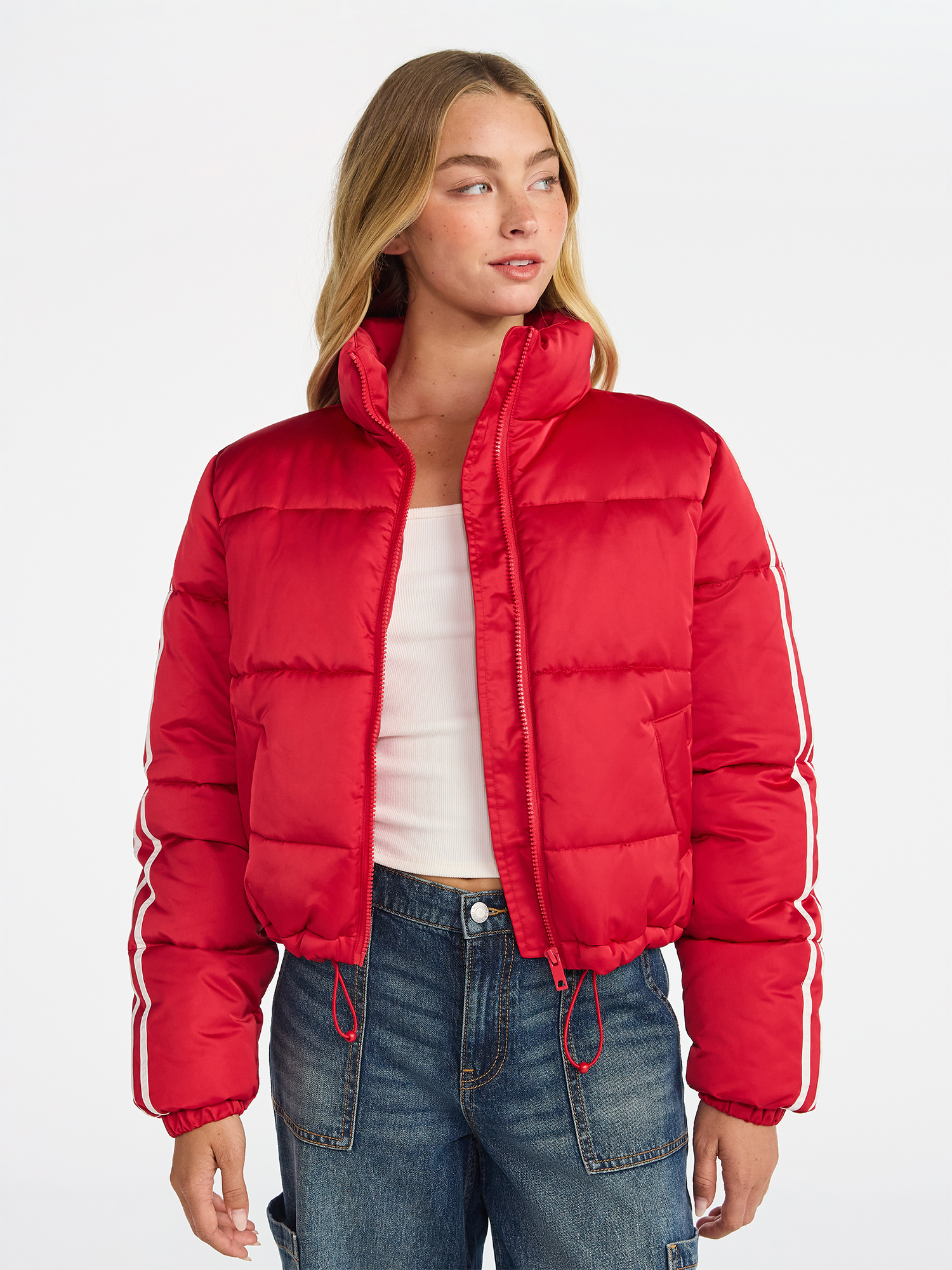 No Boundaries Puffer Jacket, Women's