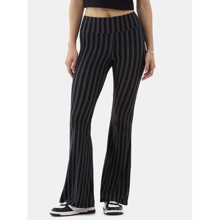 No Boundaries Flare Pants and 2-Pack, Women's and Women’s Plus
