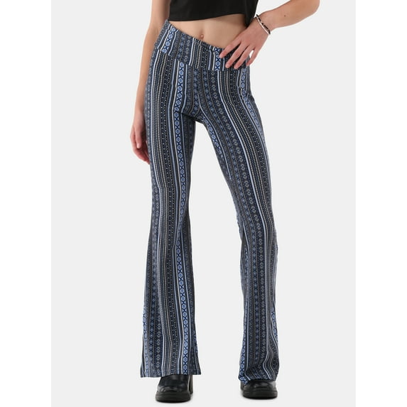 No Boundaries Flare Pants and 2-Pack, Women's and Women’s Plus