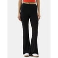 thumbnail image 1 of No Boundaries Flare Pants and 2-Pack, Women's and Women’s Plus, 1 of 6