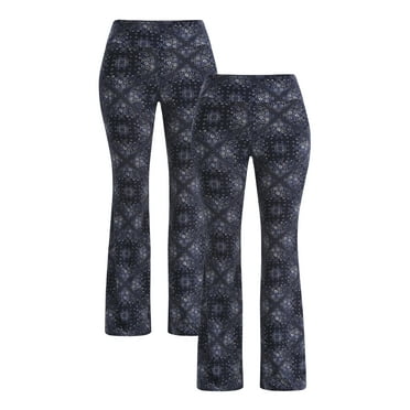 No Boundaries Pull On Flare Pants, 32” Inseam, 1 or 2-Pack, Women’s