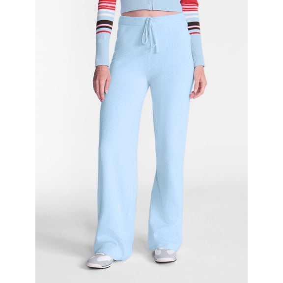 No Boundaries Pull On Sweater Knit Pants, 33'' Inseam, Women's XXS-XXL