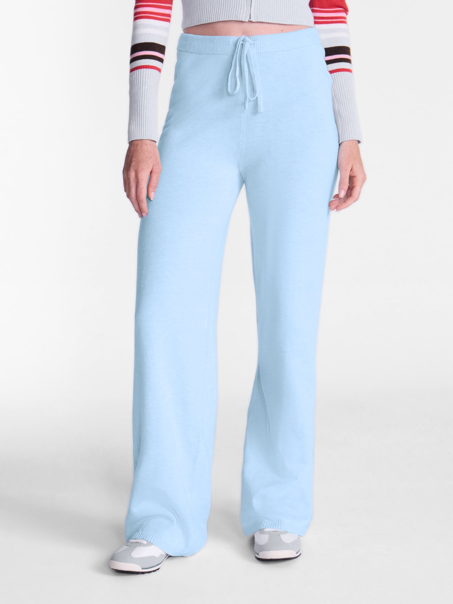 No Boundaries Pull On Sweater Knit Pants, 33'' Inseam, Women's XXS-XXL