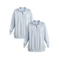 thumbnail image 1 of No Boundaries Quarter Zip Graphic Sweatshirt, Lightweight, Women's and Women’s Plus, 1 of 6
