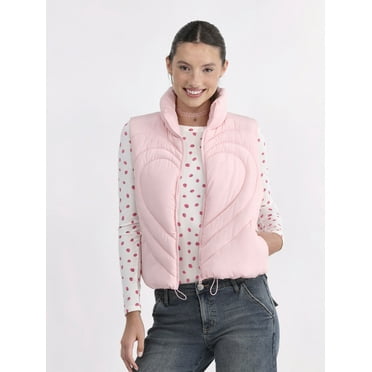 No Boundaries Quilted Puffer Vest, Women's