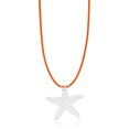 thumbnail image 1 of No Boundaries Red Cord Starfish Charm Necklace, 1 of 6