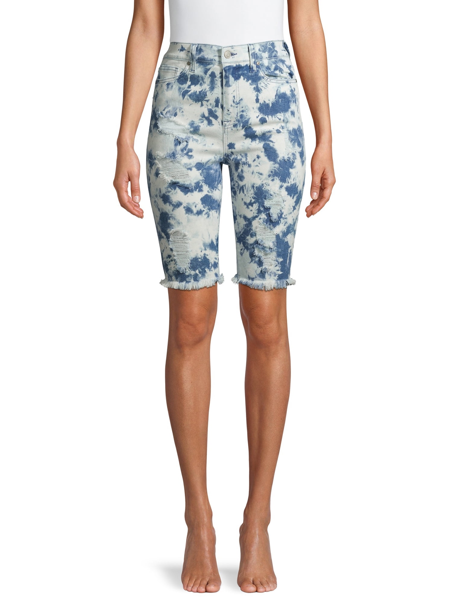 No Boundaries Relaxed Fit High Rise Bermuda Short (Juniors), 1 Count, 1